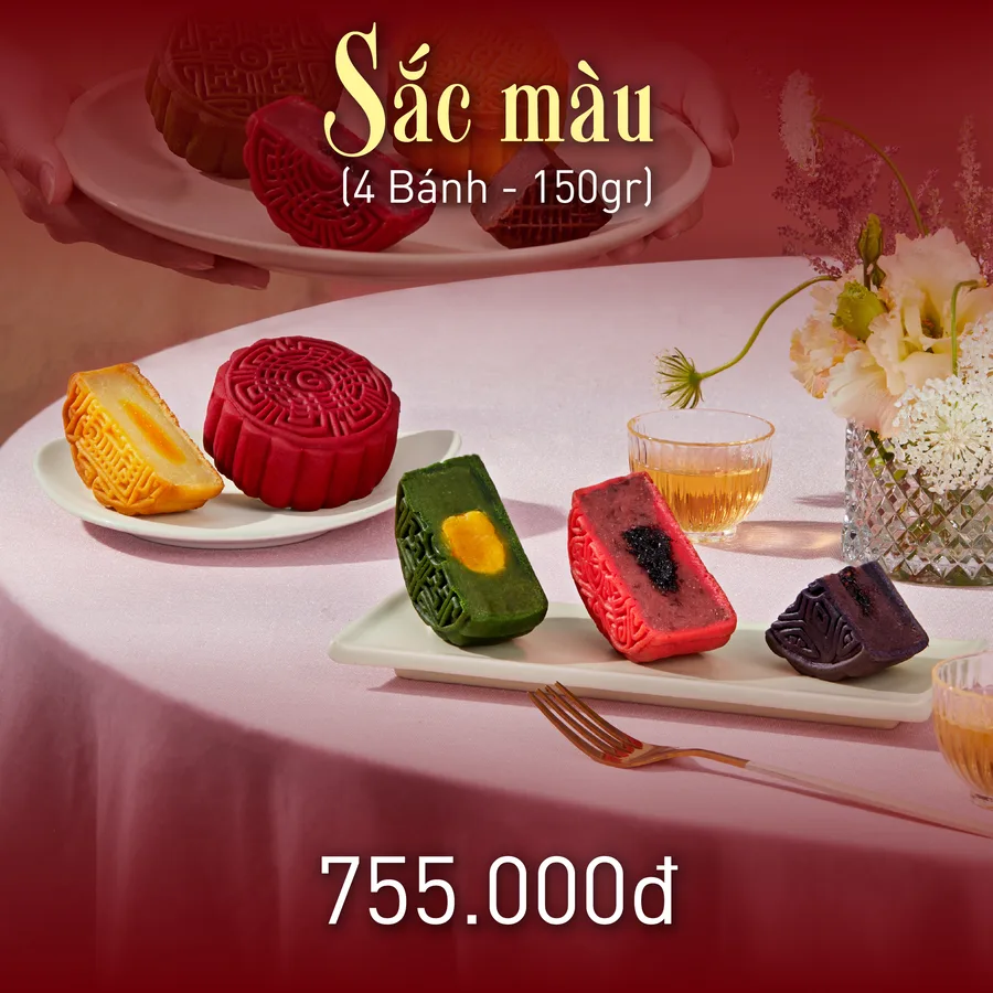 Combo Sắc Màu bánh trăng Givral 2026